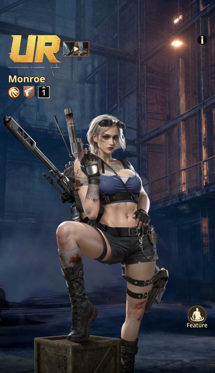 Monroe character art